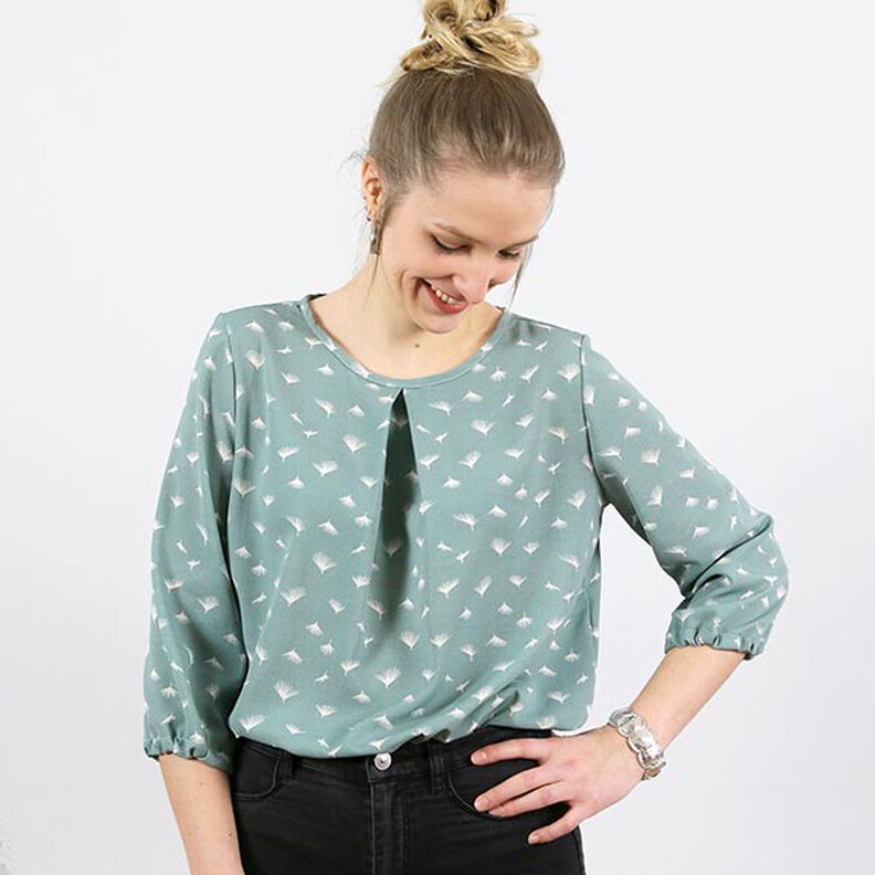 FRAU SUKI - blus med motveck, Studio Schnittreif | XS - XXL,  image number 6