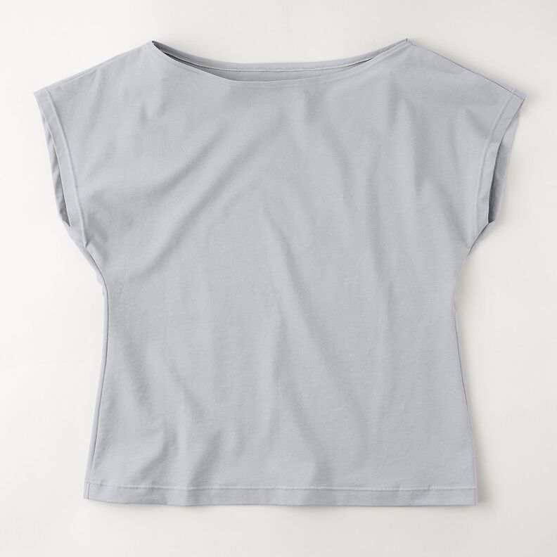 sommarjersey viskos medium – silvergrå,  image number 8