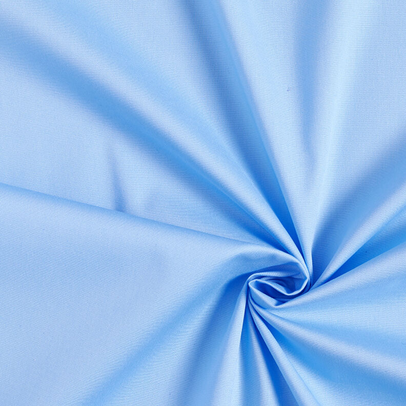 stretch poplin enfärgat – lysande blå,  image number 1