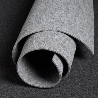 Filt 100 cm / 4 mm tjockt – ljusgrått, 