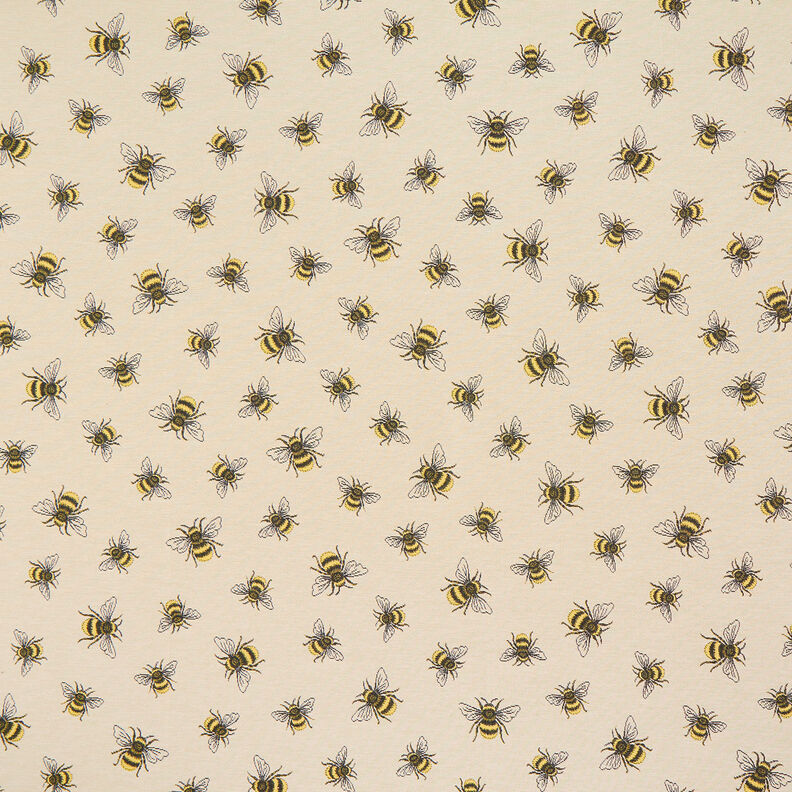 Dekorationstyg Gobeläng Bisvärm – ljusbeige/gul,  image number 1