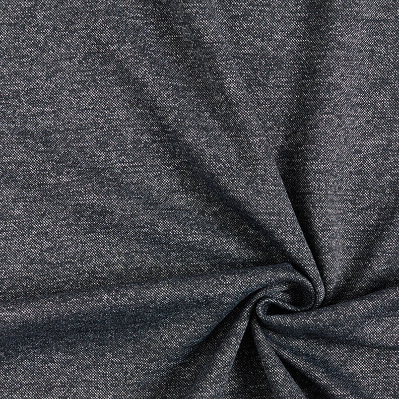 piquéjersey melange – nattblå,  image number 1