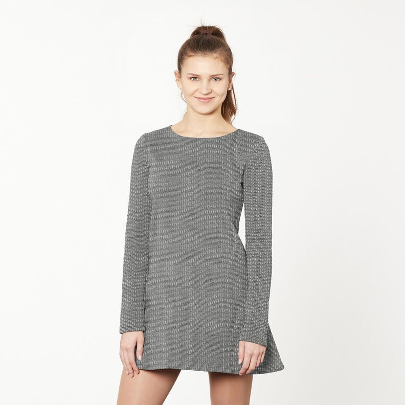 fransk frotté glitter – svart,  image number 8