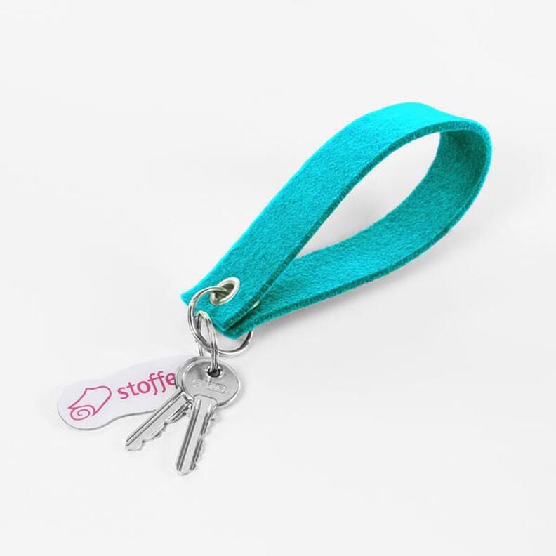 Filt 90 cm / 3 mm tjockt – turkos, image number 5