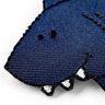 tygmärke haj [ 5 x 5,8 cm ] | Prym – marinblått,  thumbnail number 3