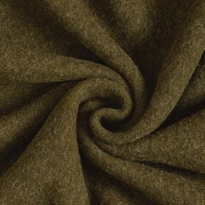 Ullfleece ren nyull Enfärgat – mörk-oliv, 