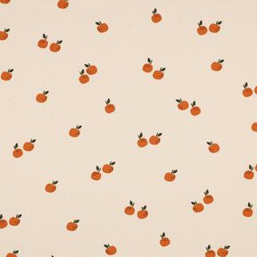 GOTS Bomullsjersey apelsiner | Poppy Fabrics – ljusbeige/karamell,  GOTS Bomullsjersey apelsiner | Poppy Fabrics – ljusbeige/karamell,