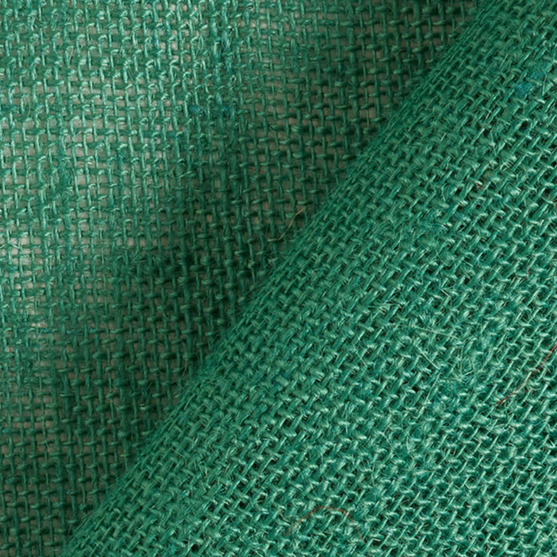 Dekorationstyg Jute Enfärgat 150 cm – grangrön,  image number 4