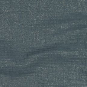 Muslin/Dubbel-krinkelväv Fina glitterprickar | Poppy Fabrics – pinjegrön, 