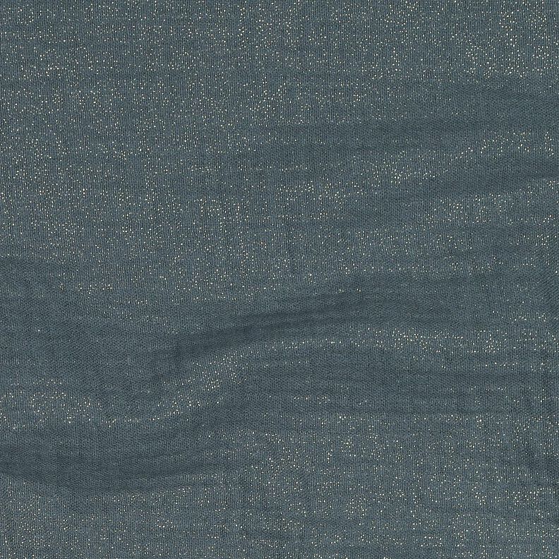 Muslin/Dubbel-krinkelväv Fina glitterprickar | Poppy Fabrics – pinjegrön,  image number 2