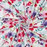 Bomullsjersey Sommarblommor digitaltryck – vit/intensiv rosa,  thumbnail number 3