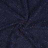 Teddyplysch Tweed Melange | Poppy Fabrics – marinblått,  thumbnail number 3
