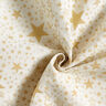 Dekorationstyg Jacquard Lurex Hav av stjärnor – ljusbeige/guld,  thumbnail number 3