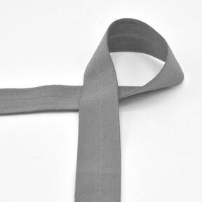 Elastiskt kantband (vikt resår) matt [20 mm] – grått, 