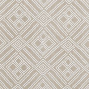 Dekorationstyg Halvpanama etnomotiv – anemon, 
