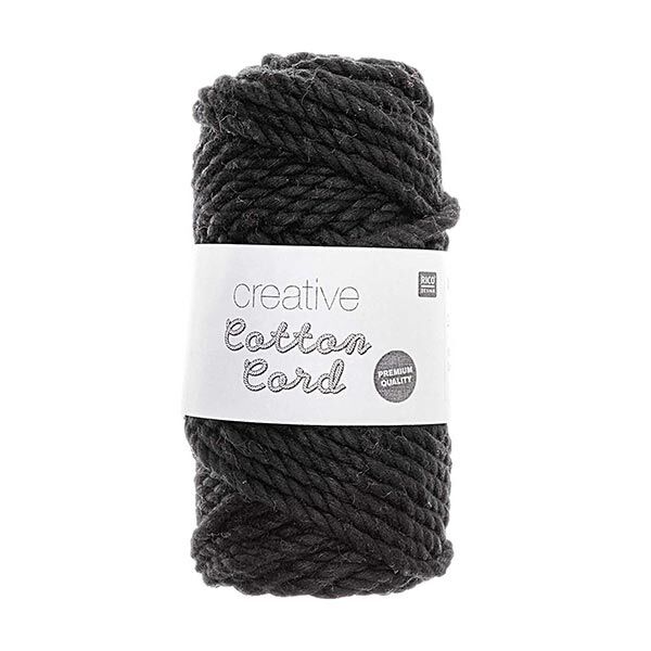 Creative Cotton Cord [5mm] | Rico Design – svart,  image number 1