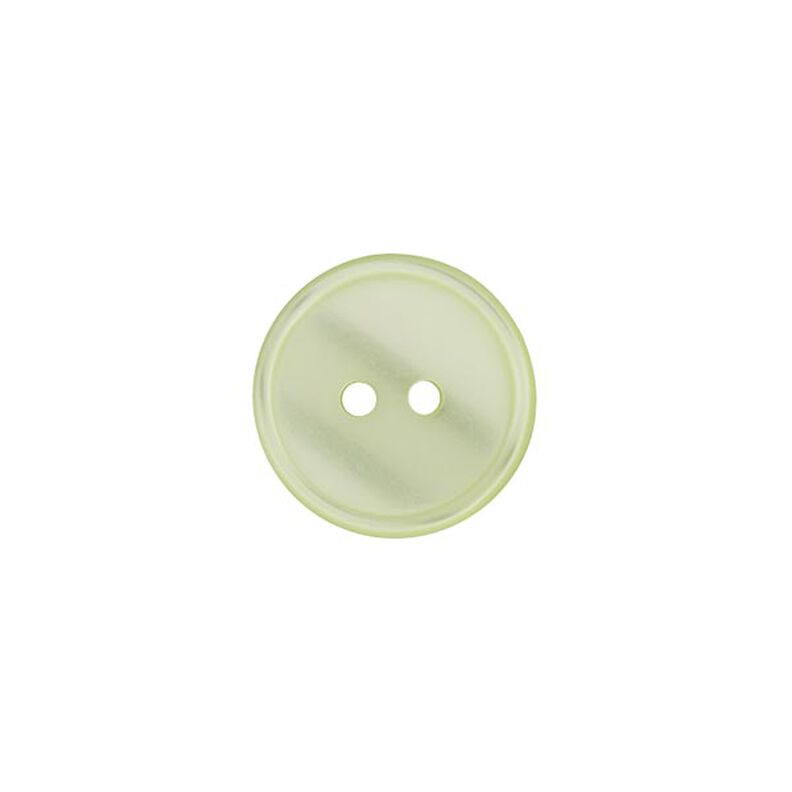 Polyesterknapp 2 hål  – pastellgrönt,  image number 1