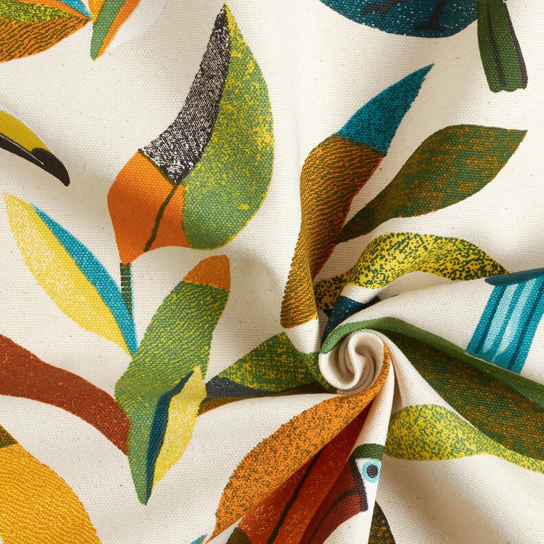 Dekorationstyg Panama Tukan – natur/grön,  image number 3