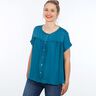 FRAU SUZY - ledig kortärmad blus med veck, Studio Schnittreif | XS - XXL,  thumbnail number 8