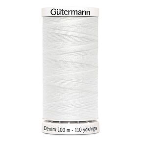Jeanstråd [1016] | 100 m | Gütermann – vit, 