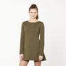 crepejersey enfärgad – khaki,  thumbnail number 4