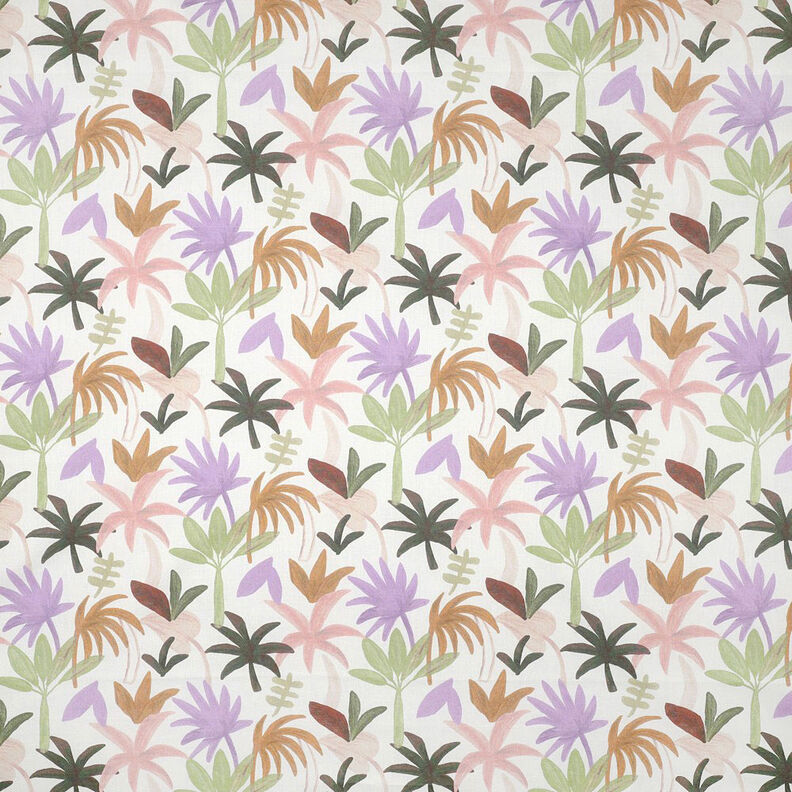 bomullsvoile palmer | Nerida Hansen – vit/rosa,  image number 1