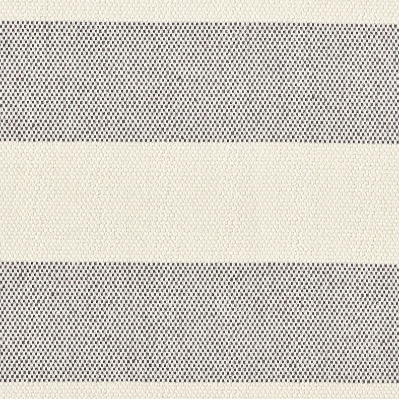 Dekorationstyg Panama breda r&auml;nder &ndash; granit/ljusbeige,  image number 1