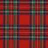 Skotskrutig Tartan Stora rutor – rött,  thumbnail number 1