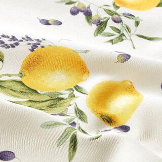 Dekorationstyg Canvas Citroner – gul, 