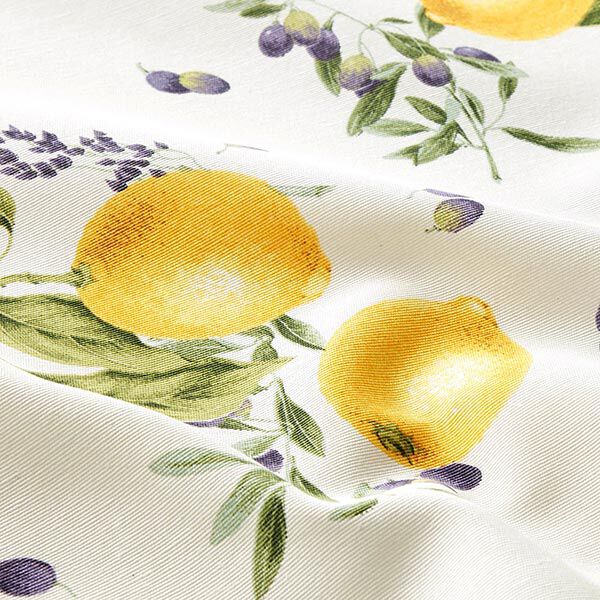 Dekorationstyg Canvas Citroner – gul,  image number 2