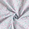Bomullstyg Poplin ljuva blommor – pepparmynta/pastellviolett,  thumbnail number 3