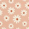 Bomullsblandning Jersey småblommor – ljus gammelrosa,  thumbnail number 1