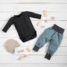 GOTS Bomullsjersey | Tula – svart,  thumbnail number 6