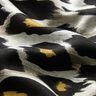 Viskosjersey Stora leopardfläckar – ljusgrått/currygul,  thumbnail number 2
