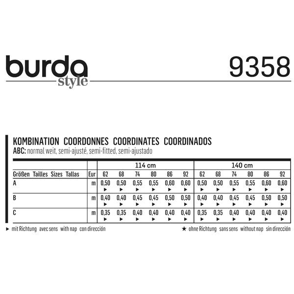 Babyklänning / blus / trosor, Burda 9358, image number 6