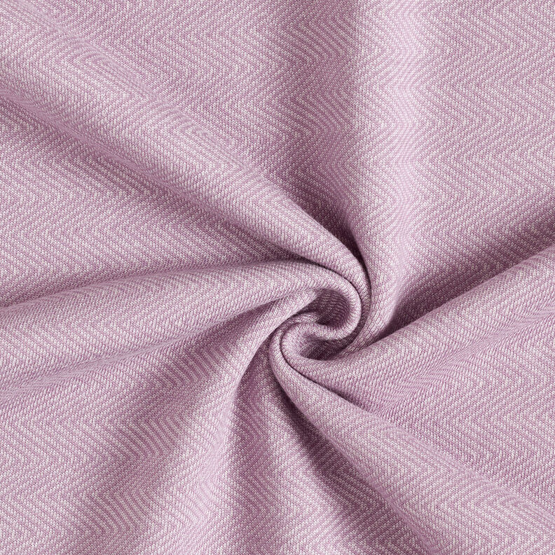Vintersweat horisontella ränder – lavender/vit, image number 3