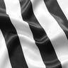 Polyestersatin Breda längsgående ränder – svart/vit,  thumbnail number 2
