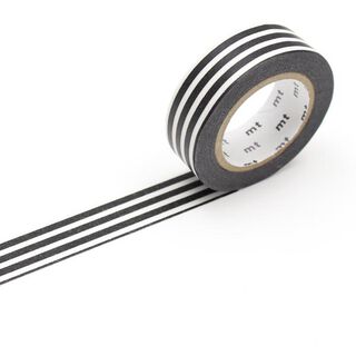 Masking Tape Ränder – svart/vit, 