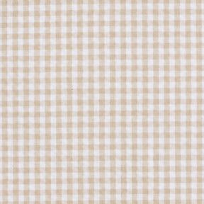 <h2>Seersucker litet rutigt, beige &ndash; anemone/vitt &ndash; med karakteristisk seersuckerstruktur och fint, 