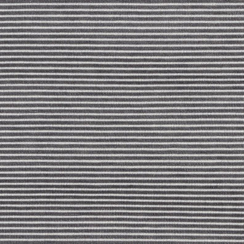 Finstickat Smala ränder – gammalt silver/vit, image number 1