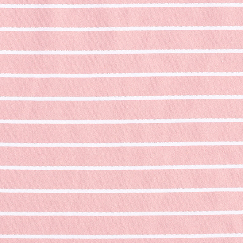 Viskosstretch Glitterränder – rosa/vit,  image number 1