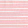 Viskosstretch Glitterränder – rosa/vit,  thumbnail number 1