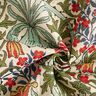 Dekorationstyg Gobeläng blommigt motiv i jugendstil – kräm/ljusgrön,  thumbnail number 3