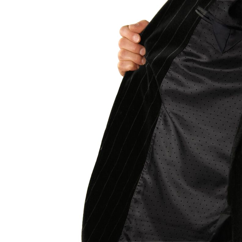 Fodertyg Jacquard prickar – nattblå,  image number 4