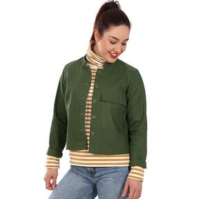 FRAU CLEO Kort jacka med ståkrage och stor lappficka | Studio Schnittreif | XS-XXL, 