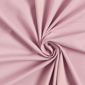 Bomullsjersey medium enfärgad – ljus gammelrosa, 
