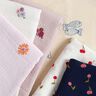 Muslin/Dubbel-krinkelväv Broderade blommor | Poppy Fabrics – ljus gammelrosa,  thumbnail number 5
