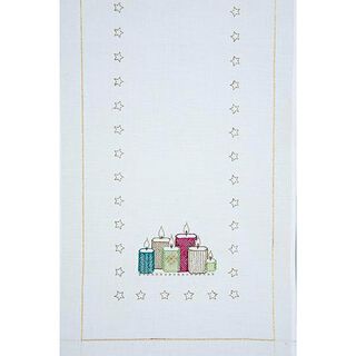 Broderikit bordslöpare ljus | Rico Design, 
