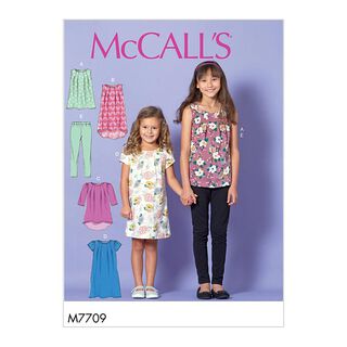 Flicktopp | Klänning | Leggings, McCalls 7709 | 128 - 152, 
