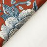 Dekorationssammet eleganta blommor – terracotta,  thumbnail number 5
